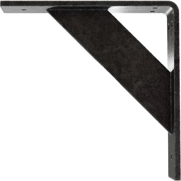 Ekena Millwork BKTM02X08X08TRAPW 2x22W x 8x22D x 8x22H Traditional Steel BRACKET, Antiqued Pewter