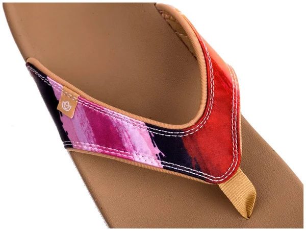 Spenco Orthotic Thong Sandal- Yumi Monet, Size 12 Wide, Sunset