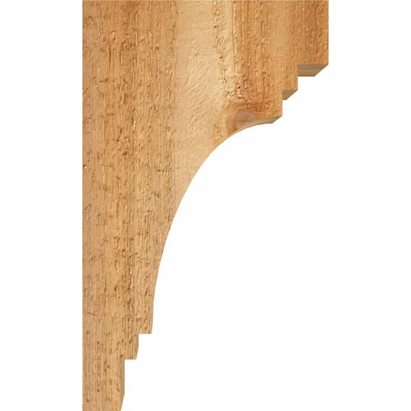 6x22W x 10x22D x 18x22H Pescadero Rough Sawn Corbel - Western Red Cedar