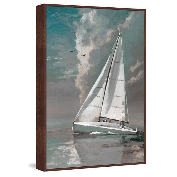 Marmont Hill MH-JULCRT-1430-DWFF-45 45 inch x 30 inch Ready for Anything Frame Gray