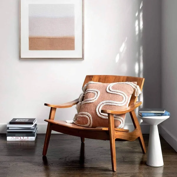 Loloi Pillow - Salmon/Natural