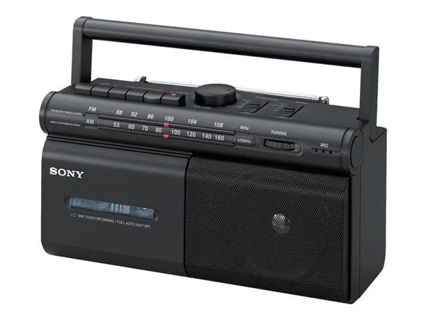 Sony CFM-30TW AM/FM Radio Cassette Recorder