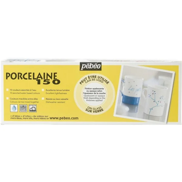 Porcelaine 150 China Paint Set 45ml 10/Pkg-Discovery