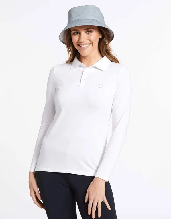 Sun Protective Resort Sun Hat for Women UPF50+ - Women's Bucket Hat Misty Blue