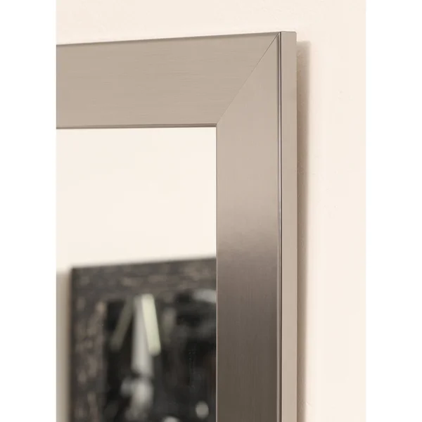 BrandtWorks Silver Framed Entry Way Wall Mirror