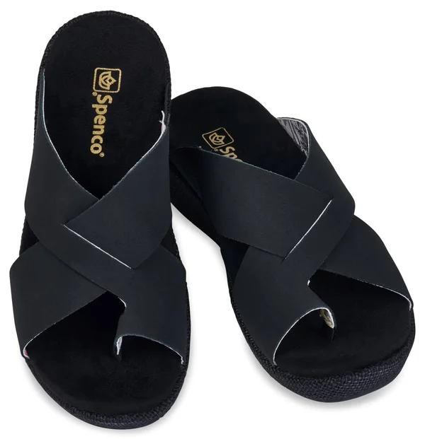 Spenco Oasis Slide (Black) Women's Sandals