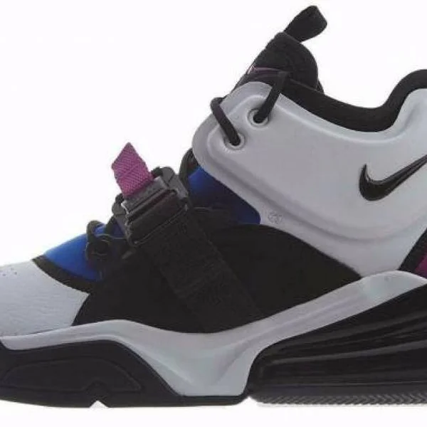 Nike Men's Air Force 270, White/Black-Lyon Blue