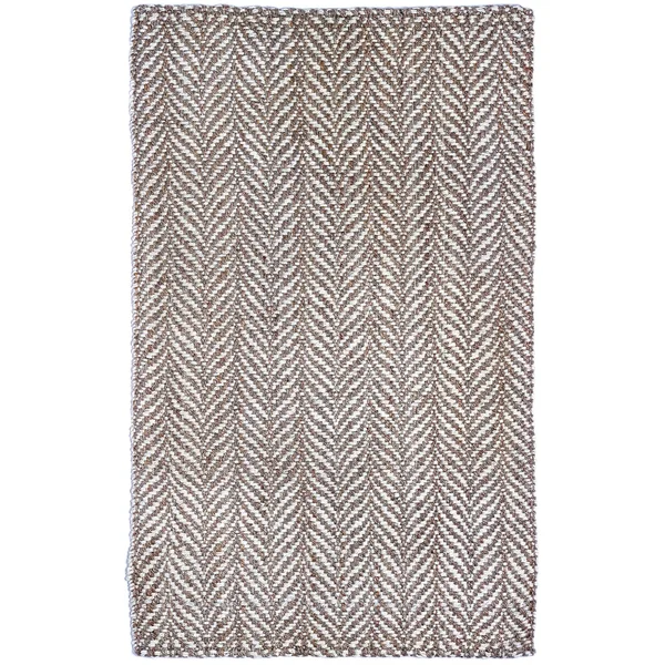 Anji Mountain Sandscape 5& x 8& Jute Rug