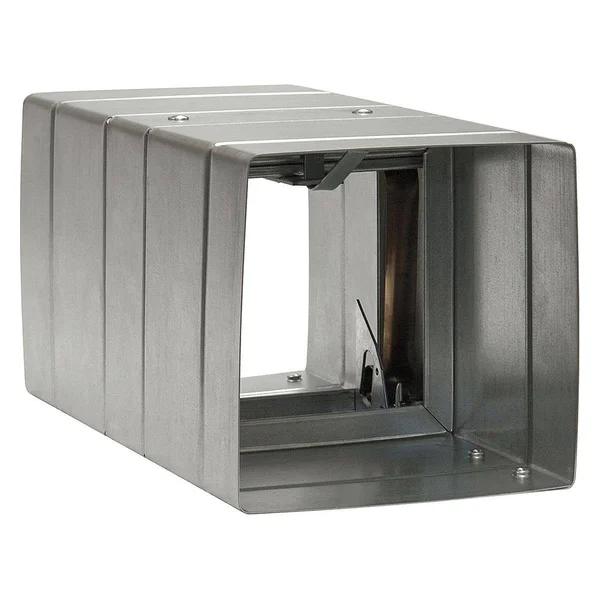 Dayton 20CK17 Sleeved Fire Damper, Square, Steel