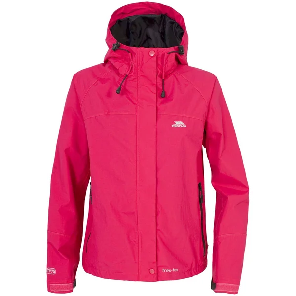 Trespass Womens/Ladies Miyake Hooded Waterproof Jacket - S, Cerise