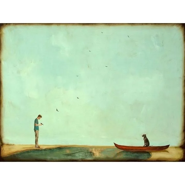 Easy Art Prints Alicia Armstrong's 'Day Training' Premium Canvas Art - 24 x 32 - Classic Black Frame