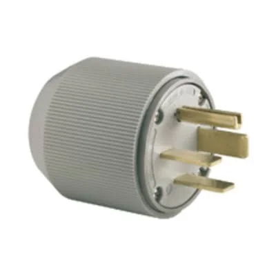Cooper WIRING Devices AH8462AN Plug Angle 60A 250V 3PH 3P4W Str GY