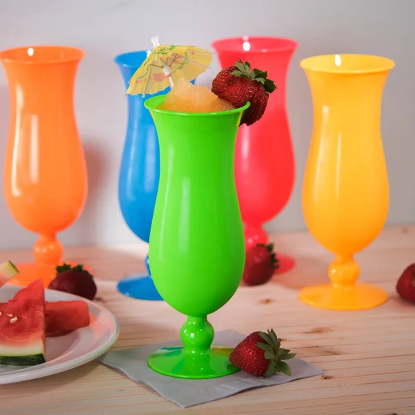 Get Enterprises - HUR-1-G - 15 oz Green Hurricane Glass