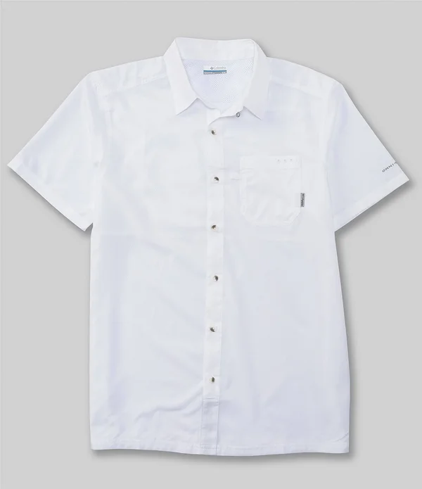Columbia Men's PFG Slack Tide Camp Fishing Shirt - L - White