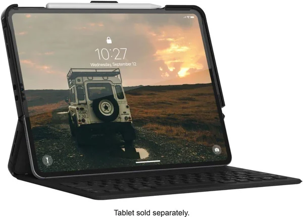 Uag Black Scout Folio Case for 12.9x22 Apple 3rd Generation 2018 iPad Pro - each