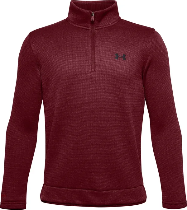 Under Armour Boys&& Sweaterfleece Zip - Red - Youth Large