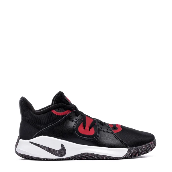 Men's Nike Fly by Mid Basketball Shoe - Black/Red - Size 12