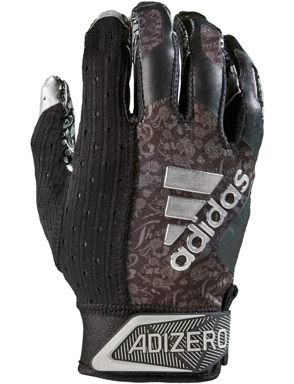 Adidas Adizero 9.0 Royalty Receiver Gloves - Small, Black