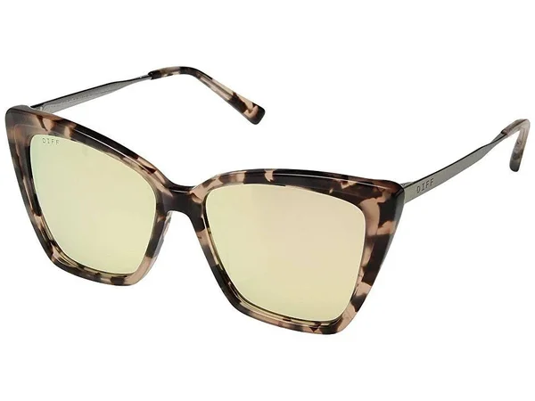 Diff Eyewear Becky II (Himalayan/Taupe Flash) Fashion Sunglasses