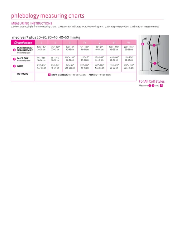 mediven, Plus, 20-30 mmHg, Knee High Extra Wide Calf Open Toe-Size II