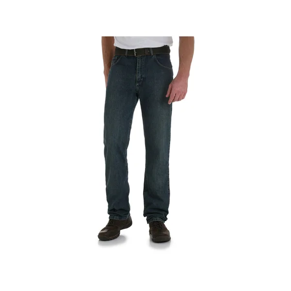 Men's Wrangler Relaxed-Fit Jeans - Size: 33X32, Blue