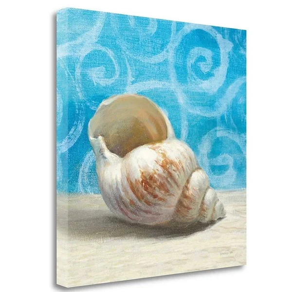 Tangletown Fine Art Gift from The Sea I by Danhui Nai - Giclee Print on Gallery Wrap Canvas, 35x35x22