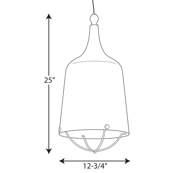 Progress Lighting P500098-030 Era Pendant Light White