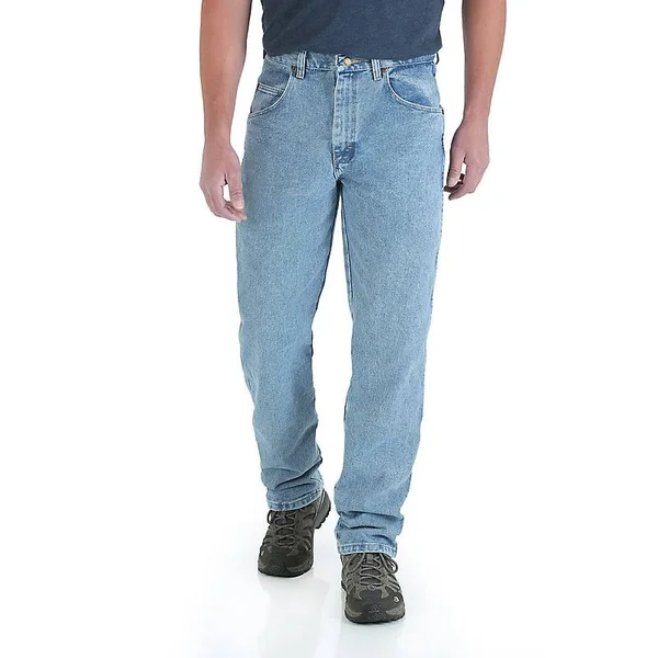 Wrangler Men's Rugged Wear Relaxed Fit Jean, Vintage Indigo