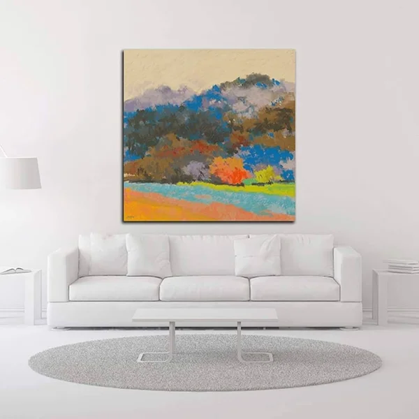 14x22 x 14x22 Fox Farm Woods 3 by Mike Kelly Print on Canvas