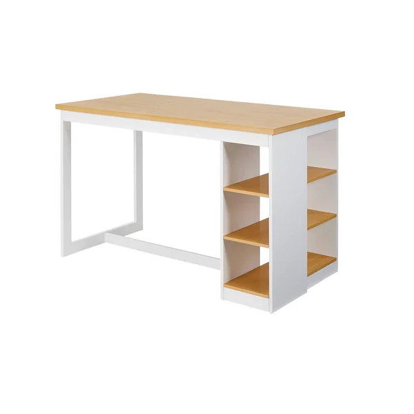 Progressive Furniture Christy Counter Storage Table - Oak/White