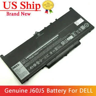 Dell OEM Genuine Dell Latitude E7270 E7470 7.6V 55Wh Battery MC34Y 242WD 1W2Y2 J60J5