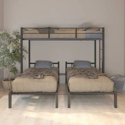 Triple Twin Bunk Bed, Can Be Separated Into 3 Twin Beds Isabelle & Max