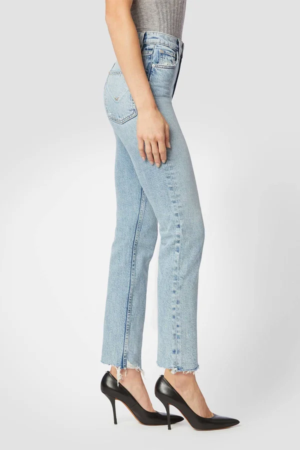 Hudson Jeans Remi High-Rise Straight Crop Jean - Blue - 30