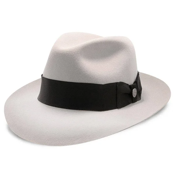 Stetson Temple Fur Felt Fedora Hat, Size: 7, Black