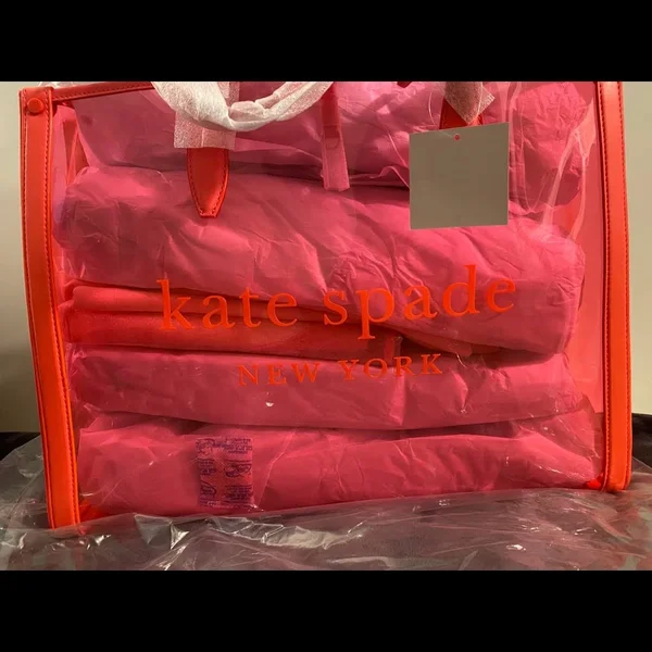 Kate Spade Market See-Through Large Tote, Pink - Handbags & Purses