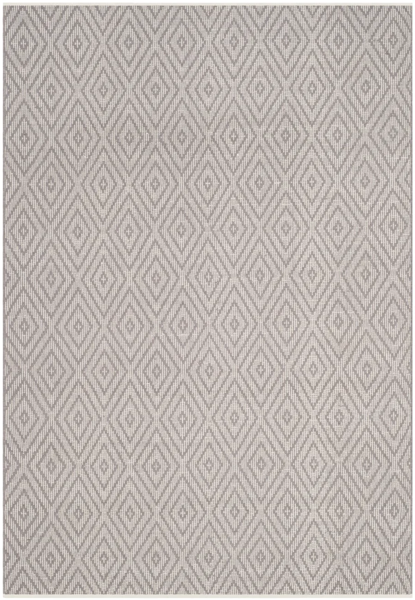 Safavieh Montauk MTK811A 6&0x22 x 6&0x22 Square Grey - Ivory Area Rug