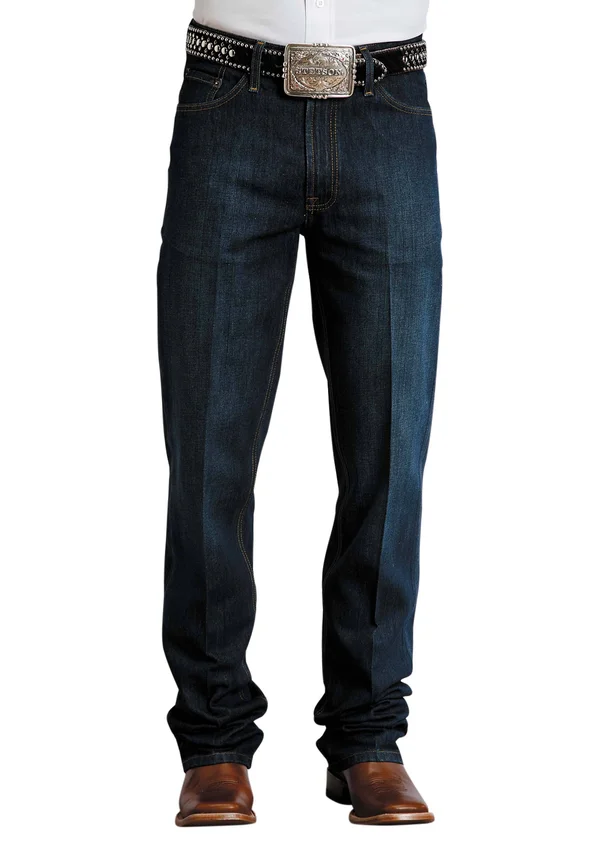 Stetson 1520 Fit Jeans - Mens, Dark Rinse