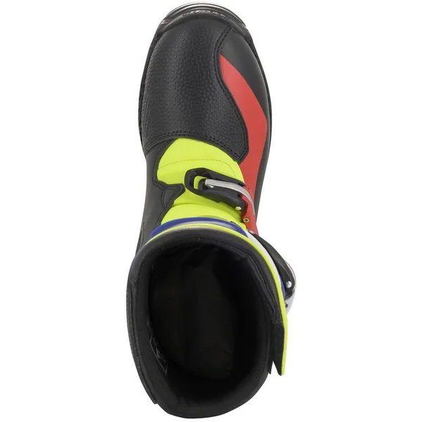 Alpinestars - Boots Tech T Black - Red, Blue, Yellow Fluo - Size 8