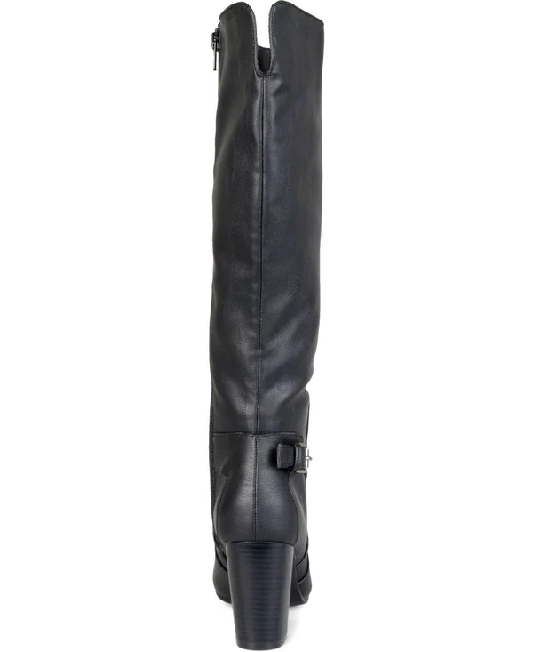 Journee Collection Women's Carver Wide Calf Boot - Grey