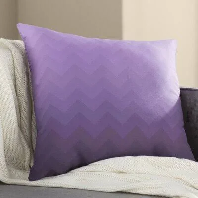 Wade Logan Banda Throw Pillow Size: 18x22 H x 18x22 W, Color: Purple