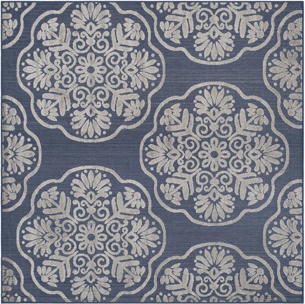 Safavieh Cottage COT911A Navy, Creme Rug 2&3x22 x 8& Runner