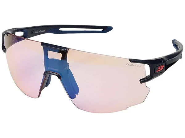 Julbo Aerospeed Sunglasses, Dark Blue/Dark Blue/Orange