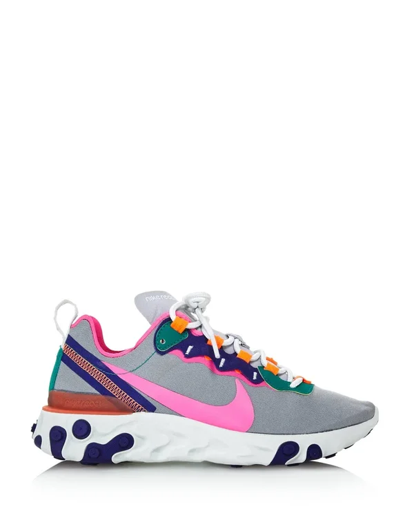 Women's Nike React Element 55 Shoes - Size: 10.0, Pink