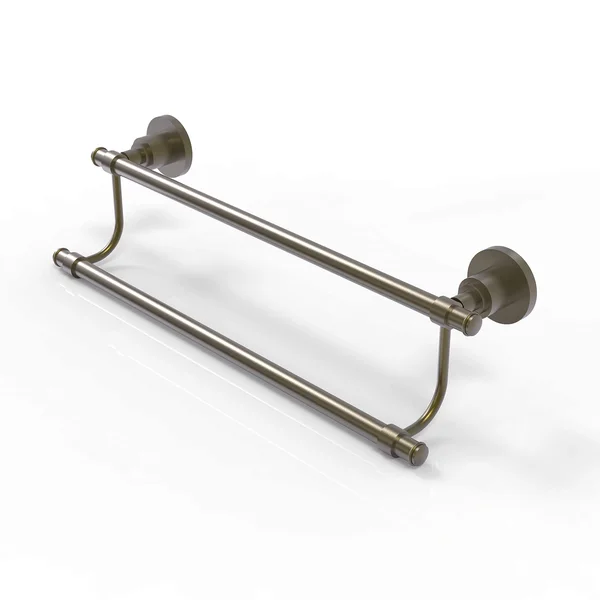 Allied Brass Washington Square Collection 30 inch Double Towel Bar Antique Brass