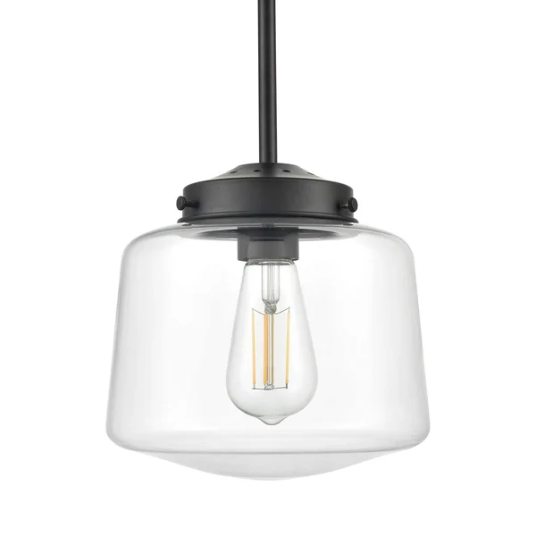 Scolare Vintage Pendant Light - Black Kitchen Island Light with LED Bulb LL-P274
