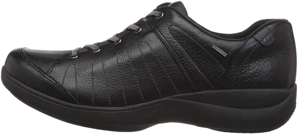 Aravon Women's REVsavor Sneaker - Size: 9.5, Black Leather