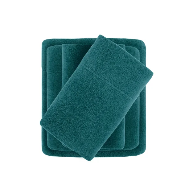 Porch & den Herron Microfleece Bed Sheet Set - Twin - Grey