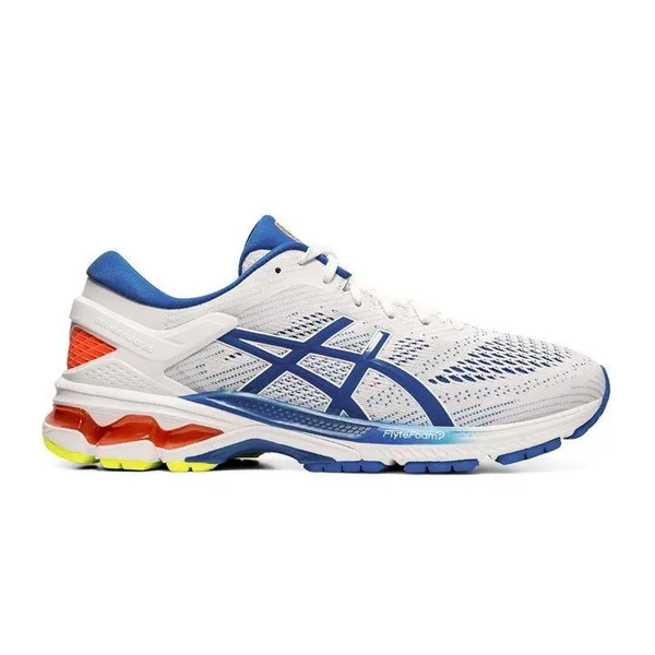 Asics Gel- Kayano 26 Shoes White Blue Red Yellow - 45
