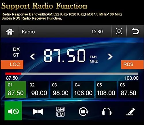 Universal in Dash Single 1din CD/DVD Multimedia Headunit 7-Inch Flip Out Touch Screen - Bluetooth Receiver, Built-In Mic, Hands-F