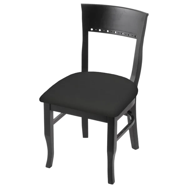 3160 18x22 Chair with Black Finish and Canter Iron Seat